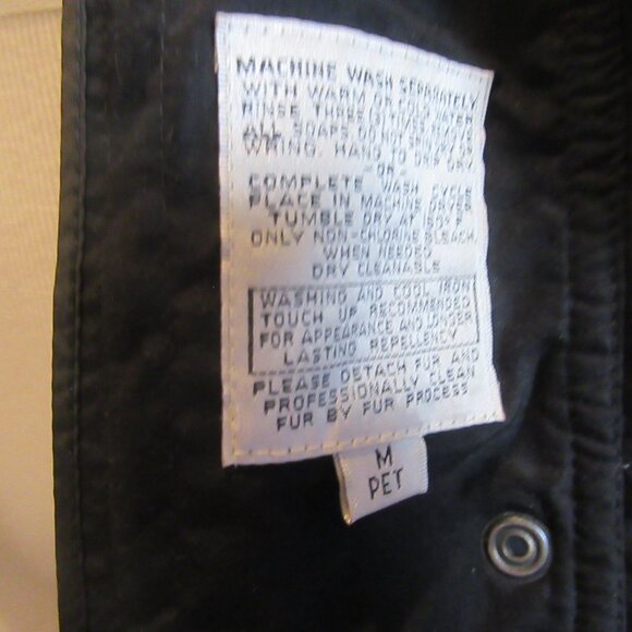 Vintage Towne by London Fog Hooded Jacket Petite M - Picture 8 of 12